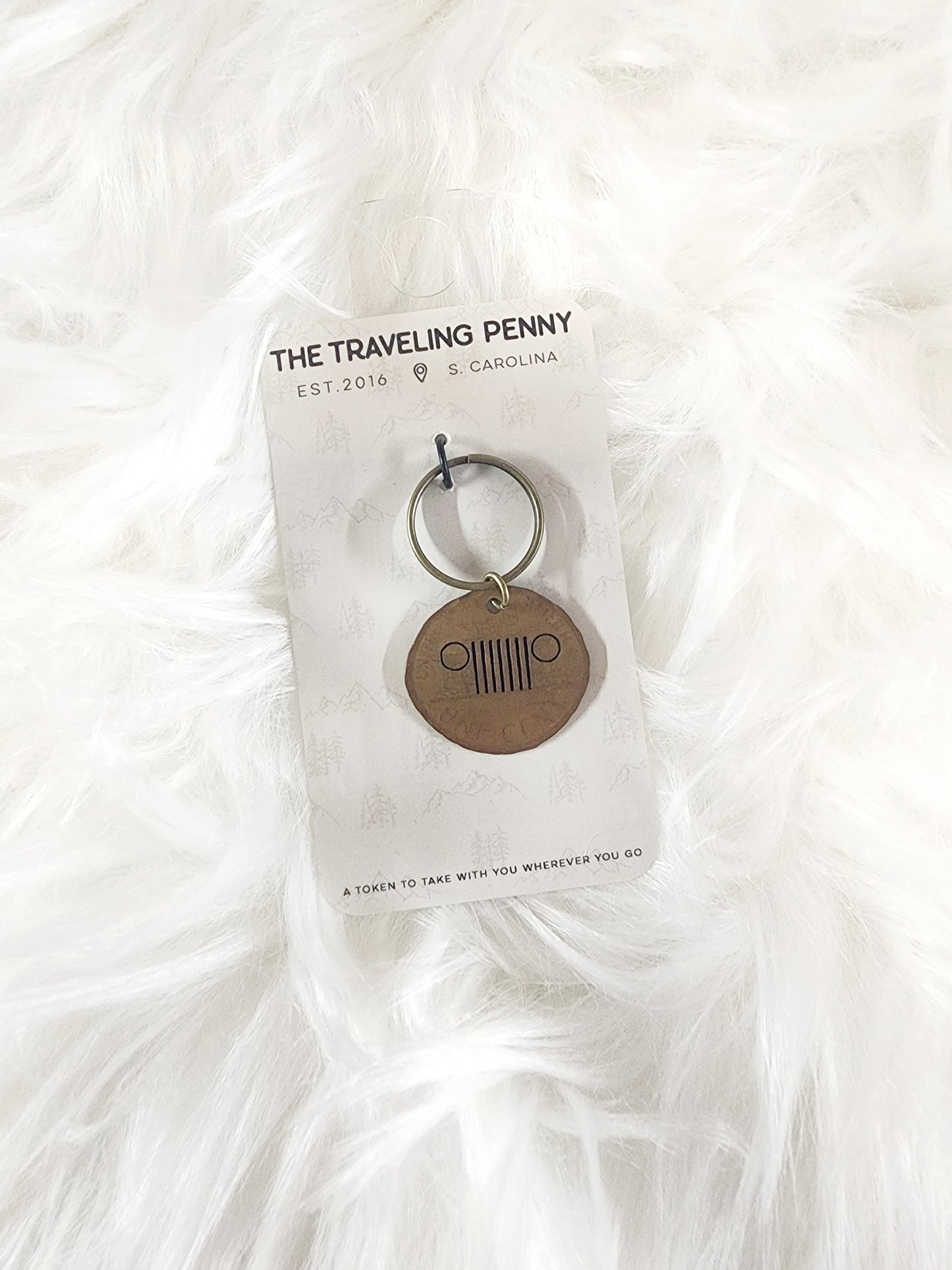 Traveling Penny Keychain