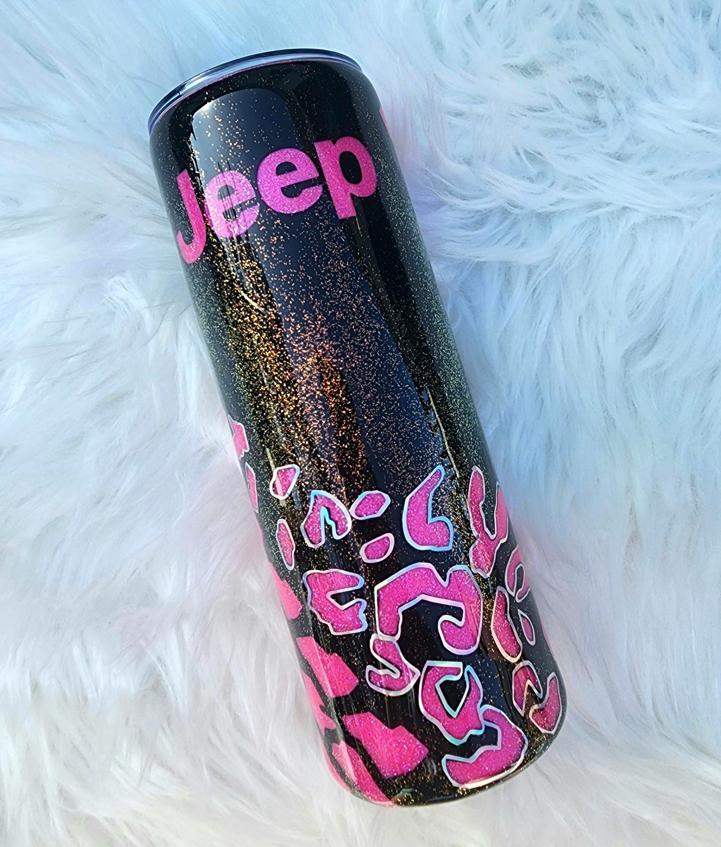 Pink Jeep Leopard Print